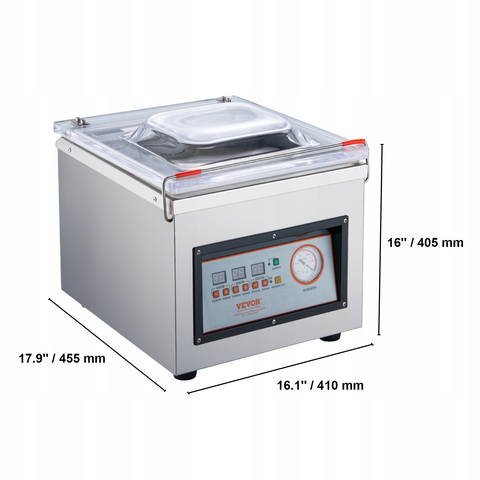 VEVOR Chamber Vacuum Welding Machine 320W With Welding Length 320mm Manufacturer code TSQSZKFKJTSYK-320