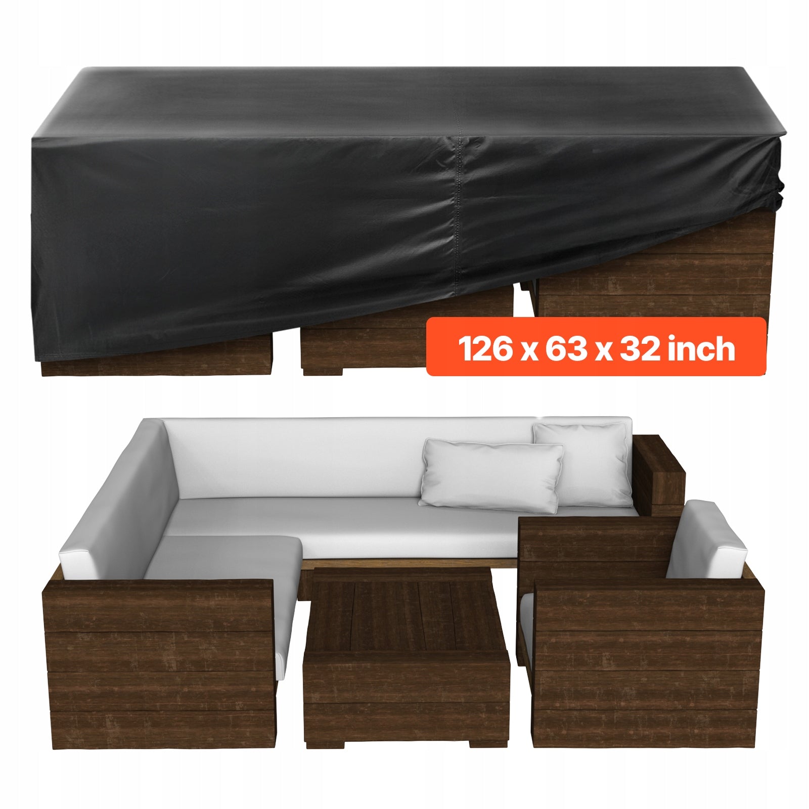 VEVOR Cover for Garden Furniture 320x160x71CM Oxford Fabric Waterproof Manufacturer Vevor