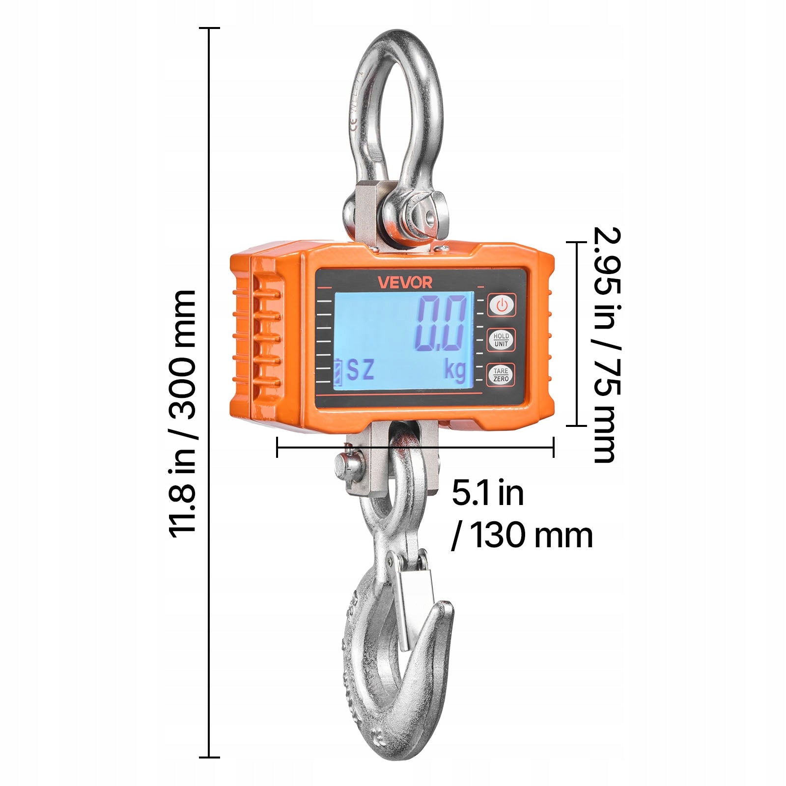 VEVOR Crane Weight Load Capacity 2000KG Hanging Weight With Remote Control Manufacturer code ZXDCDZK500