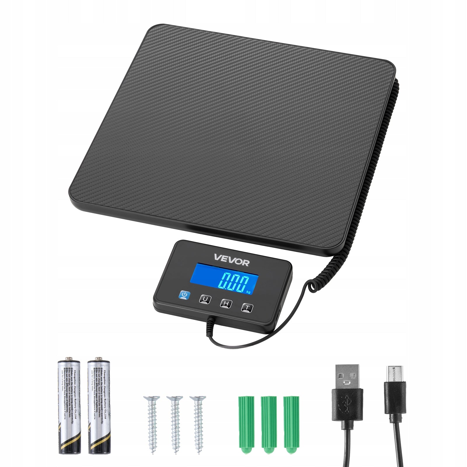 VEVOR Digital Warehouse Scale 10/100G Double Accuracy Lifting Capacity 200KG Brand Vevor