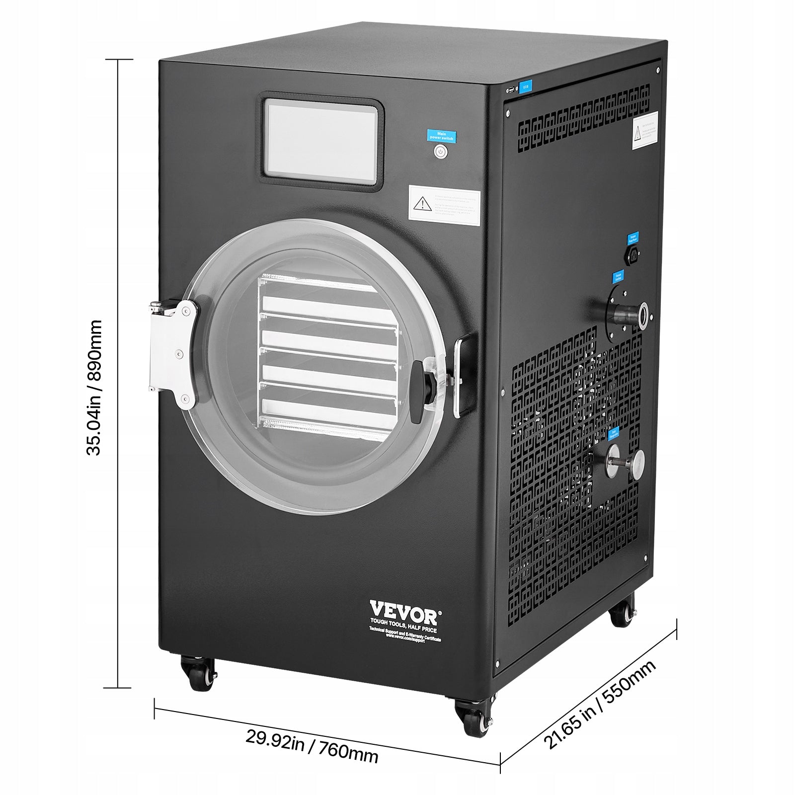 VEVOR Food Dehydrator 1550W 4-6KG Capacity With 4-Layer Trays Manufacturer code SPDGJHS