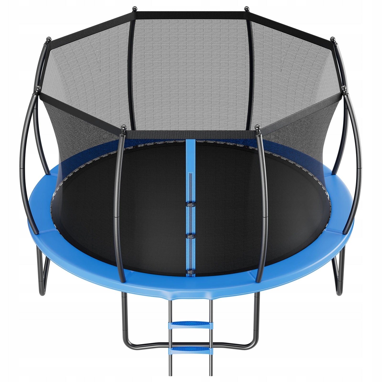 VEVOR Garden Trampoline 427CM Waterproof And Durable With Protective Cover Kind with net