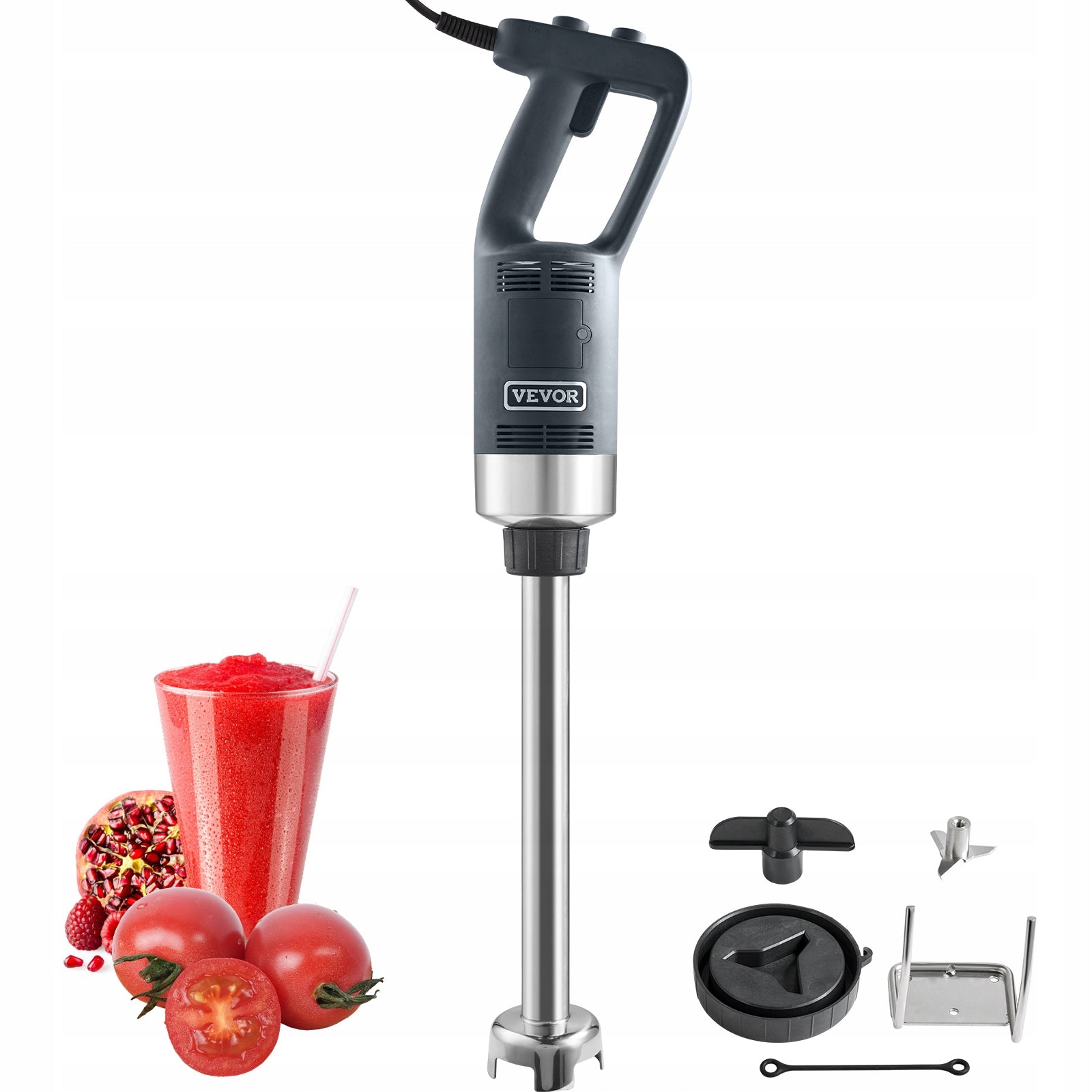VEVOR Hand Blender 750W 75,5CM Stainless Steel Adjustable Speed