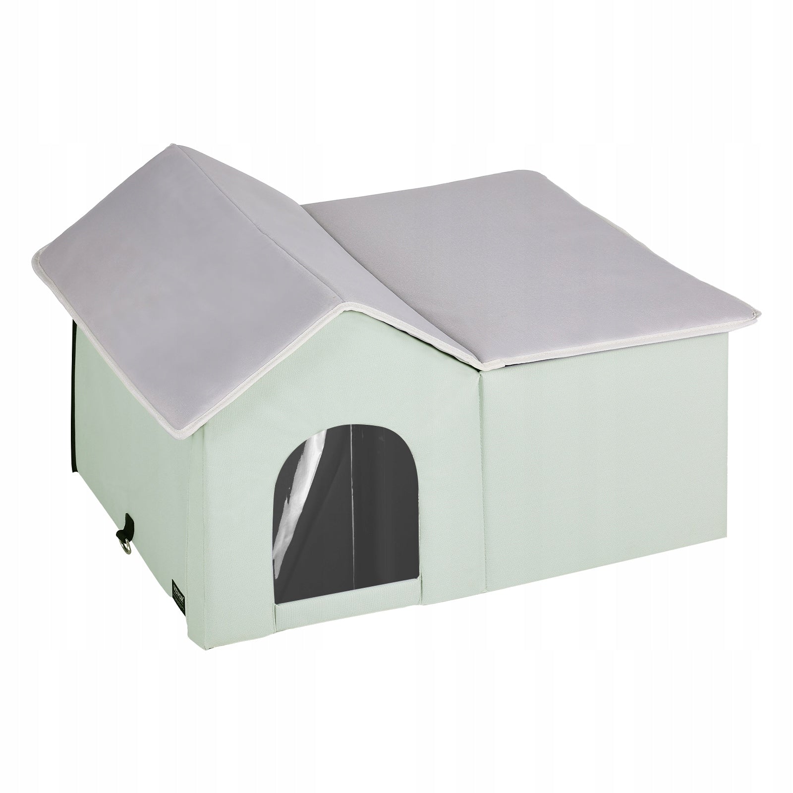 VEVOR Heated Cat House Foldable Kitty Shelter with Heated Pad Green Large Manufacturer code FWSBYMBHSNJBGX6