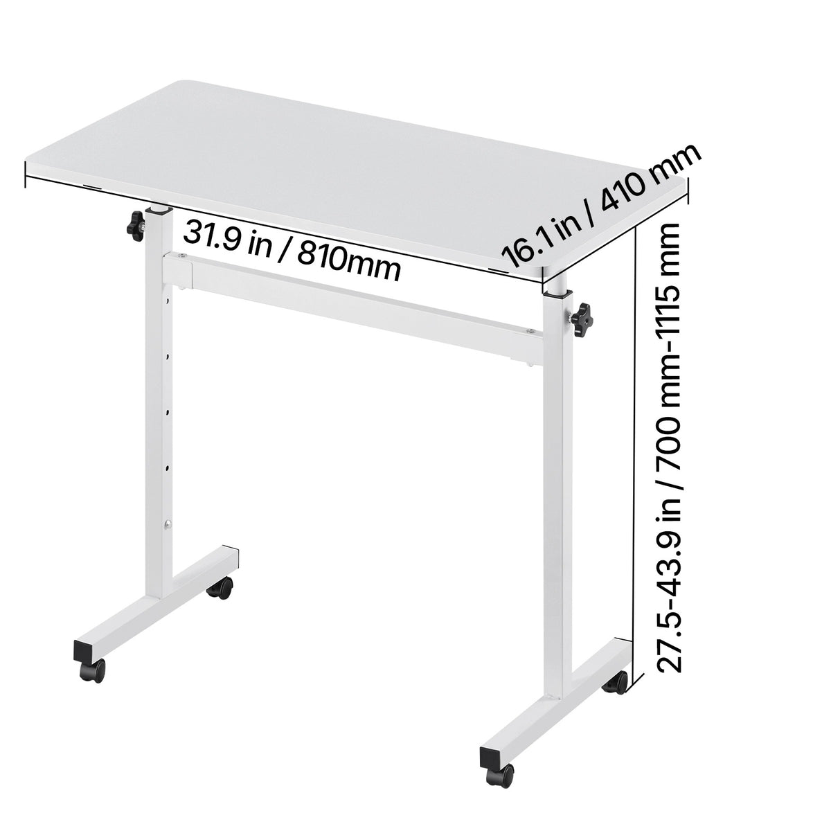VEVOR Height Adjustable Computer Desk 700-1115MM Carrying 25KG Manufacturer code BGGZTXYAZCGS0