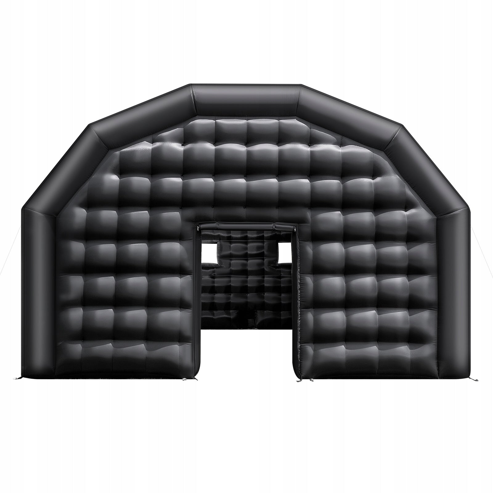 VEVOR Inflatable Tent 8x6x4M With Blower 1100W And 2 Windows Black Model S-CQJLB-8x6-B