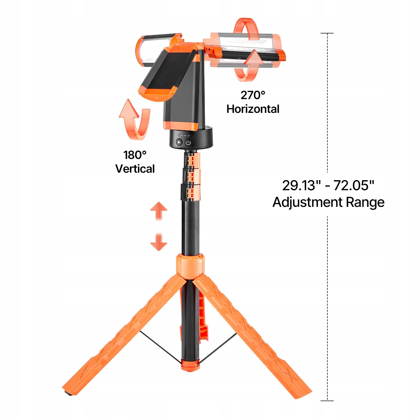 VEVOR LED Building Lamp 2200LM With Detachable Tripods And 10Ah Battery EAN (GTIN) 197988889915