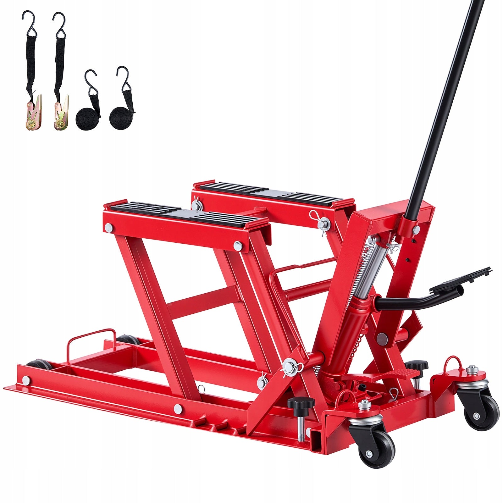 VEVOR Motorcycle Lift Load Capacity 680KG Adjustable Height 115–385MM