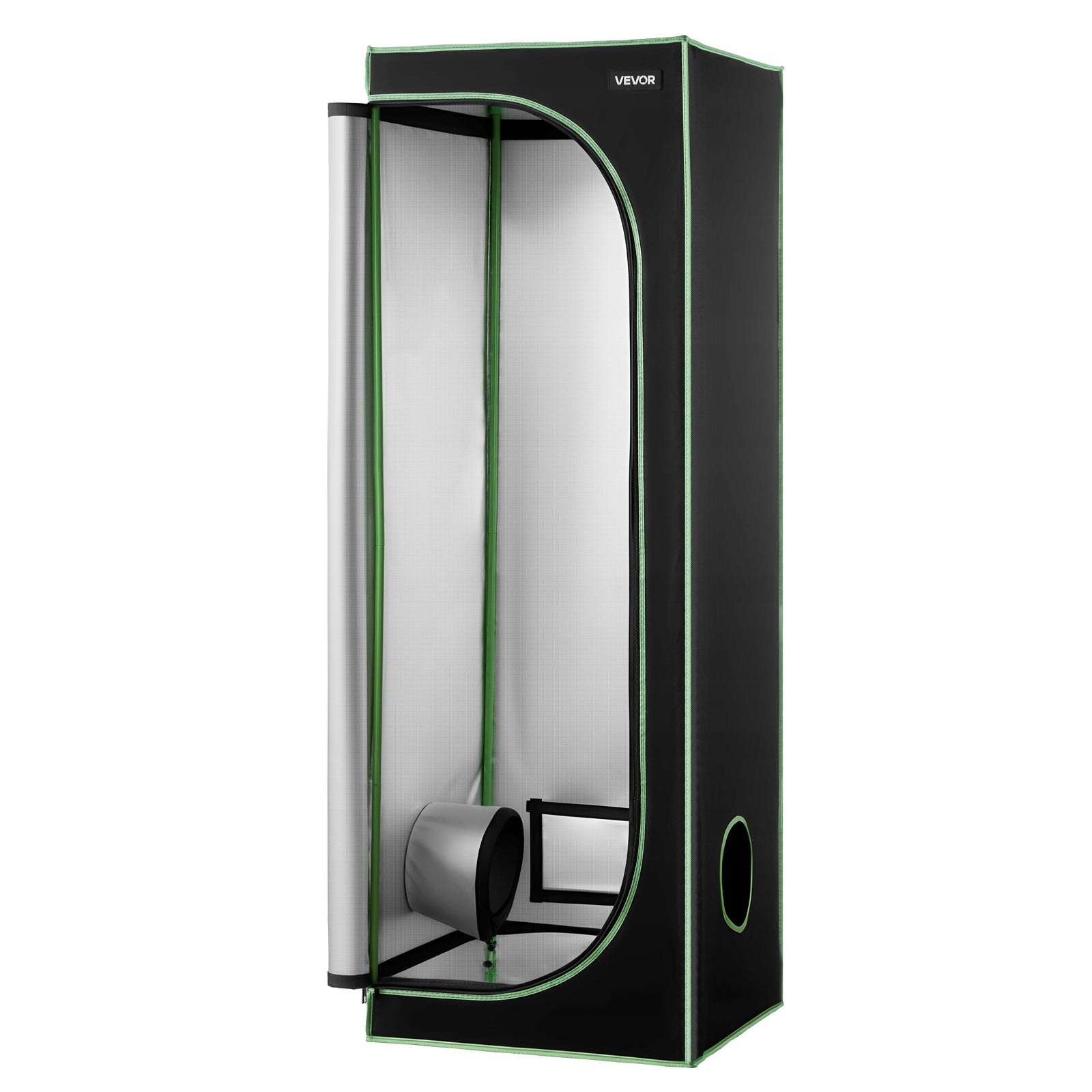 VEVOR Plant Growing Tent 60x60x180CM With Observation Window And Tray Length 0.6 m