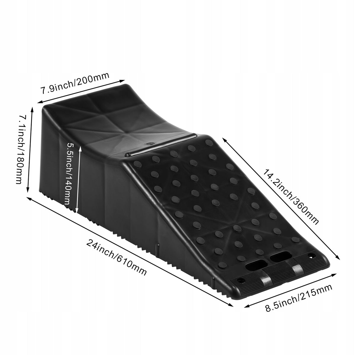 VEVOR Plastic Tandem Wheel Replacement Ramps 20 000 Pounds 1 PACK Manufacturer code Q2000055INCHJT
