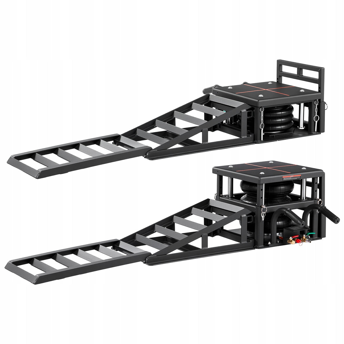 VEVOR Pneumatic Lift 2Pcs With Retractable Ramps And Wheel Wedges