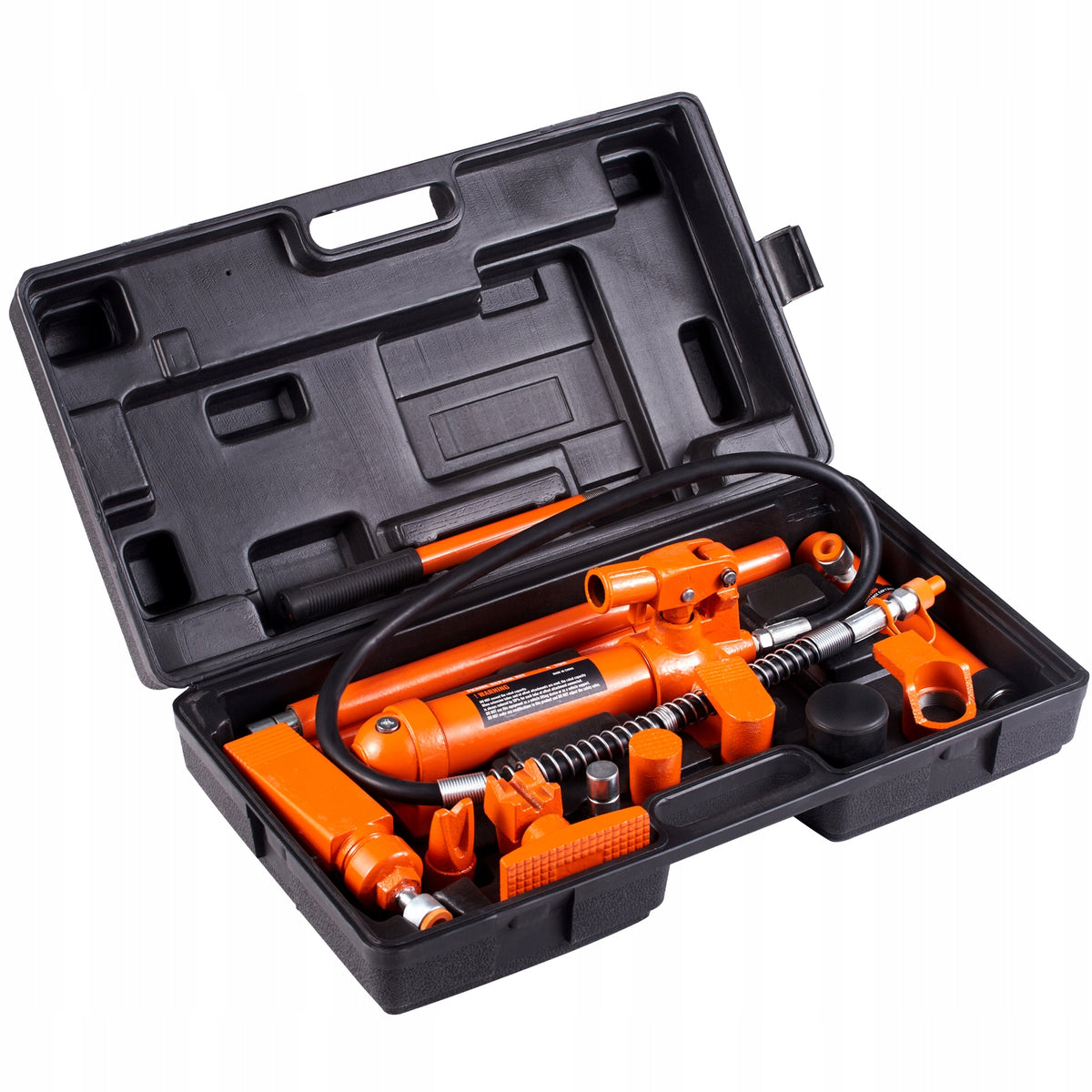 VEVOR Podnośnik hydrauliczny z pompą powietrza 260x92x85MM 15 KG QT450 Minimum lifting height 80 mm