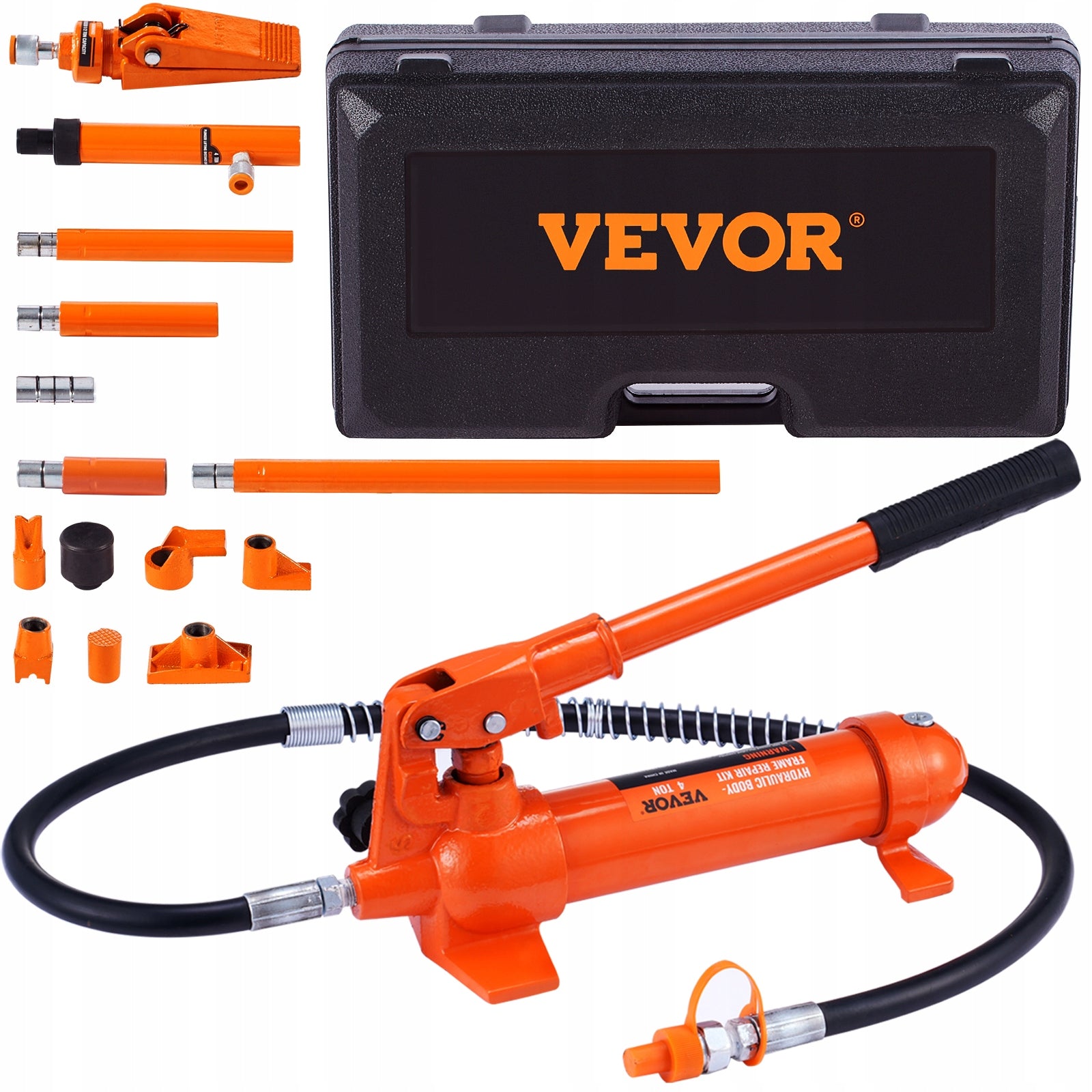 VEVOR Podnośnik hydrauliczny z pompą powietrza 260x92x85MM 15 KG QT450