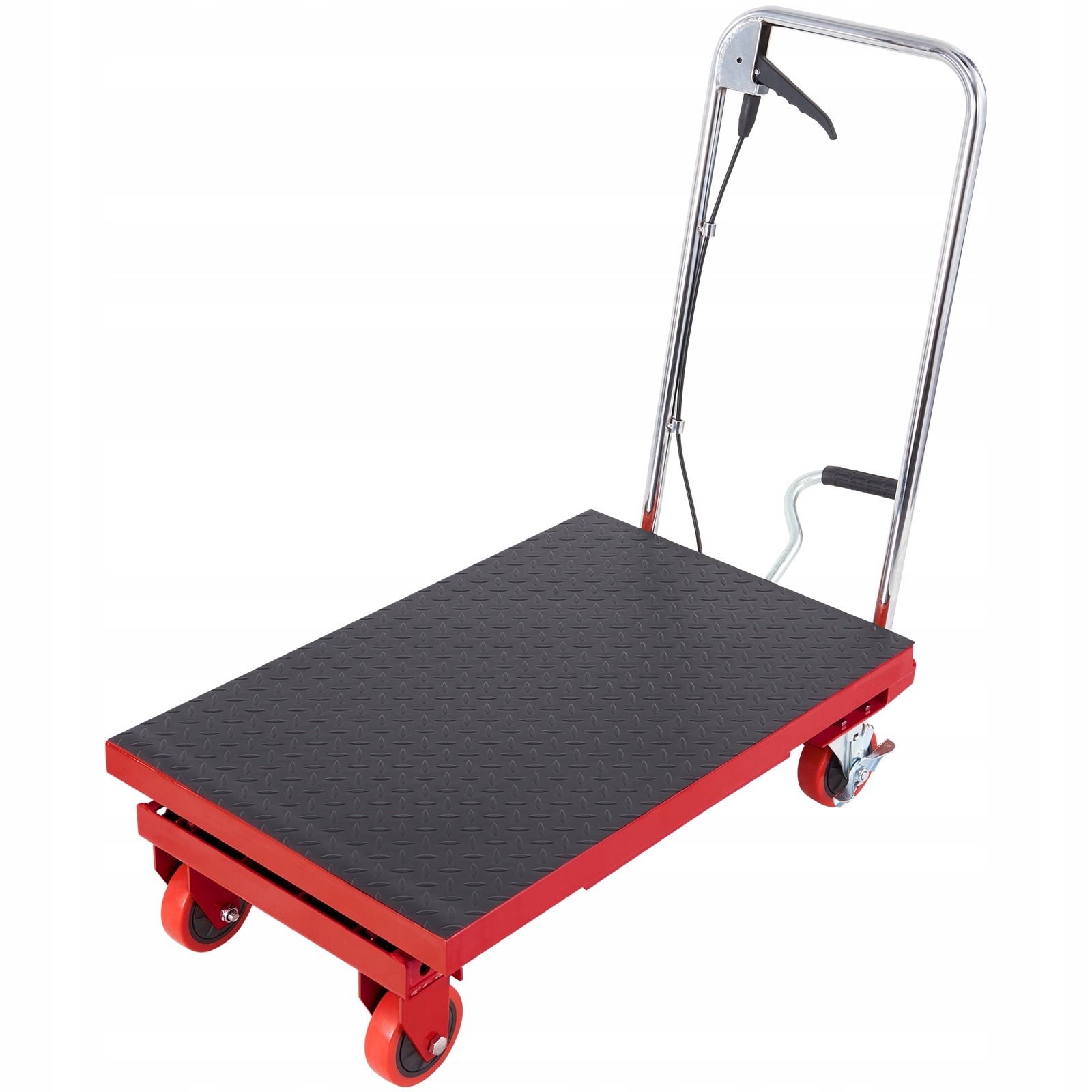 VEVOR Steel Hydraulic Table Lifting Trolley Load Capacity 226,8KG Red Manufacturer code DJYYSJPTCH