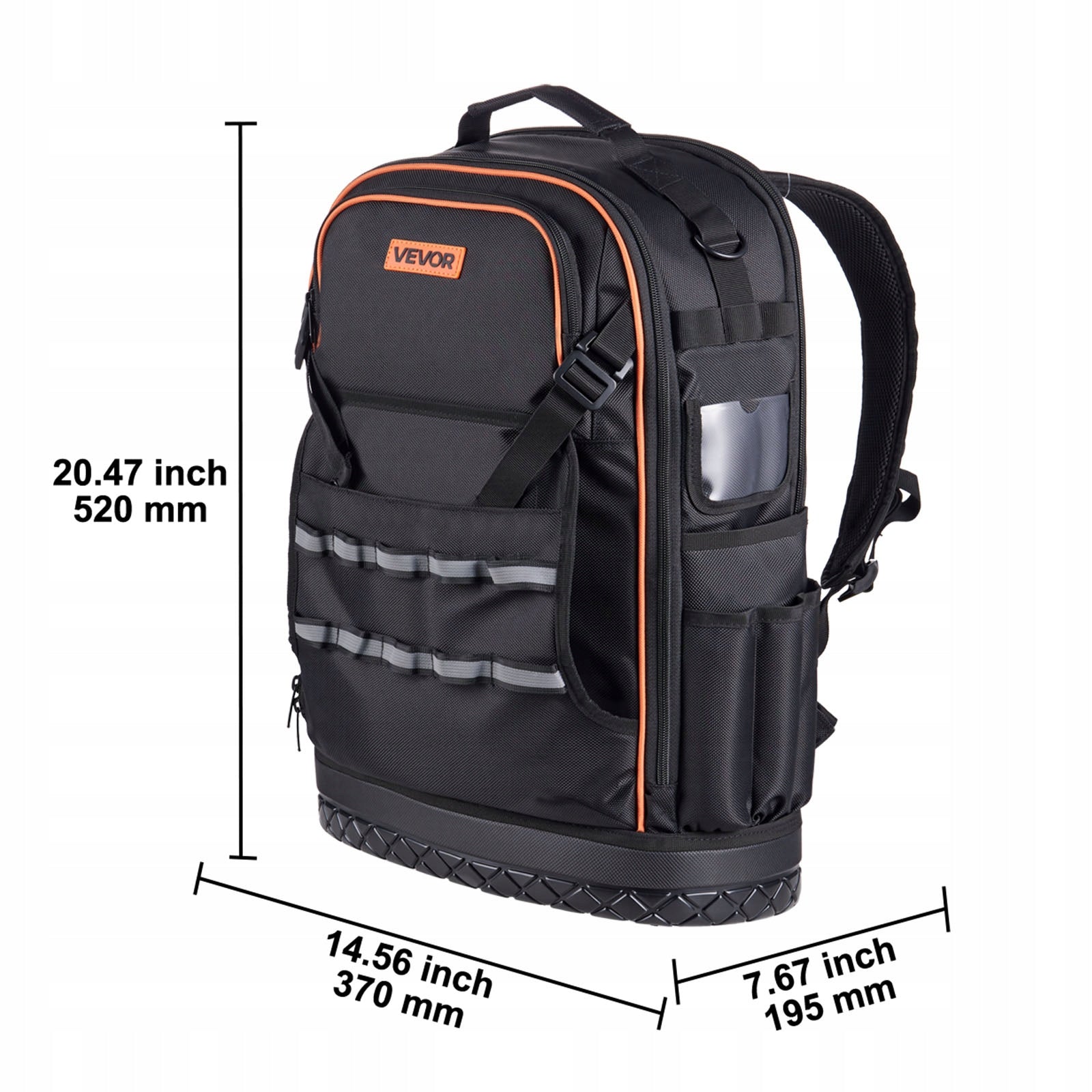 VEVOR Tool Backpack 65 Pockets Lightweight and Tear Resistant EAN (GTIN) 197988529477