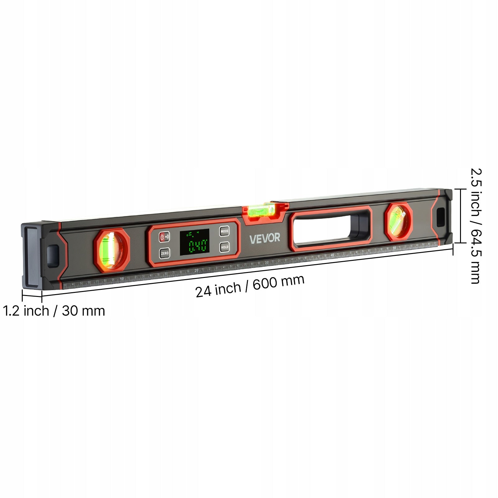 VEVOR Torpedo Level 60CM Digital Level With LCD Display Manufacturer code SXSPC24INCH096