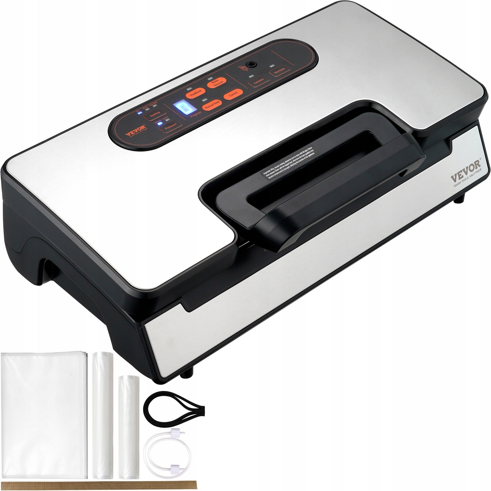 VEVOR Vacuum Welding Machine 130W 90 Kpa For Dry or Moist Food Brand Vevor