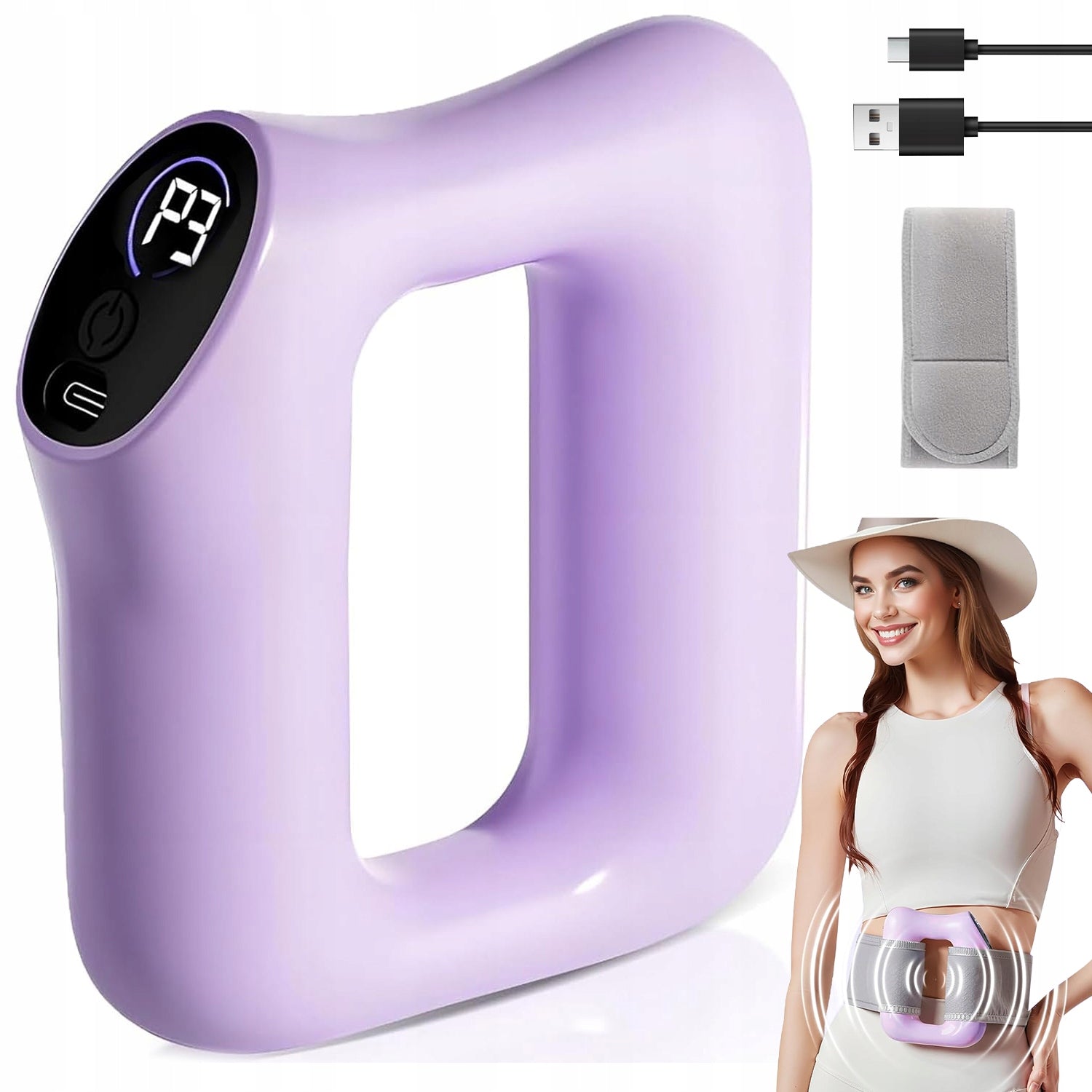 VIBRATING FASCIA RING WITH 3 MASSAGE MODES IMPROVES CIRCULATION