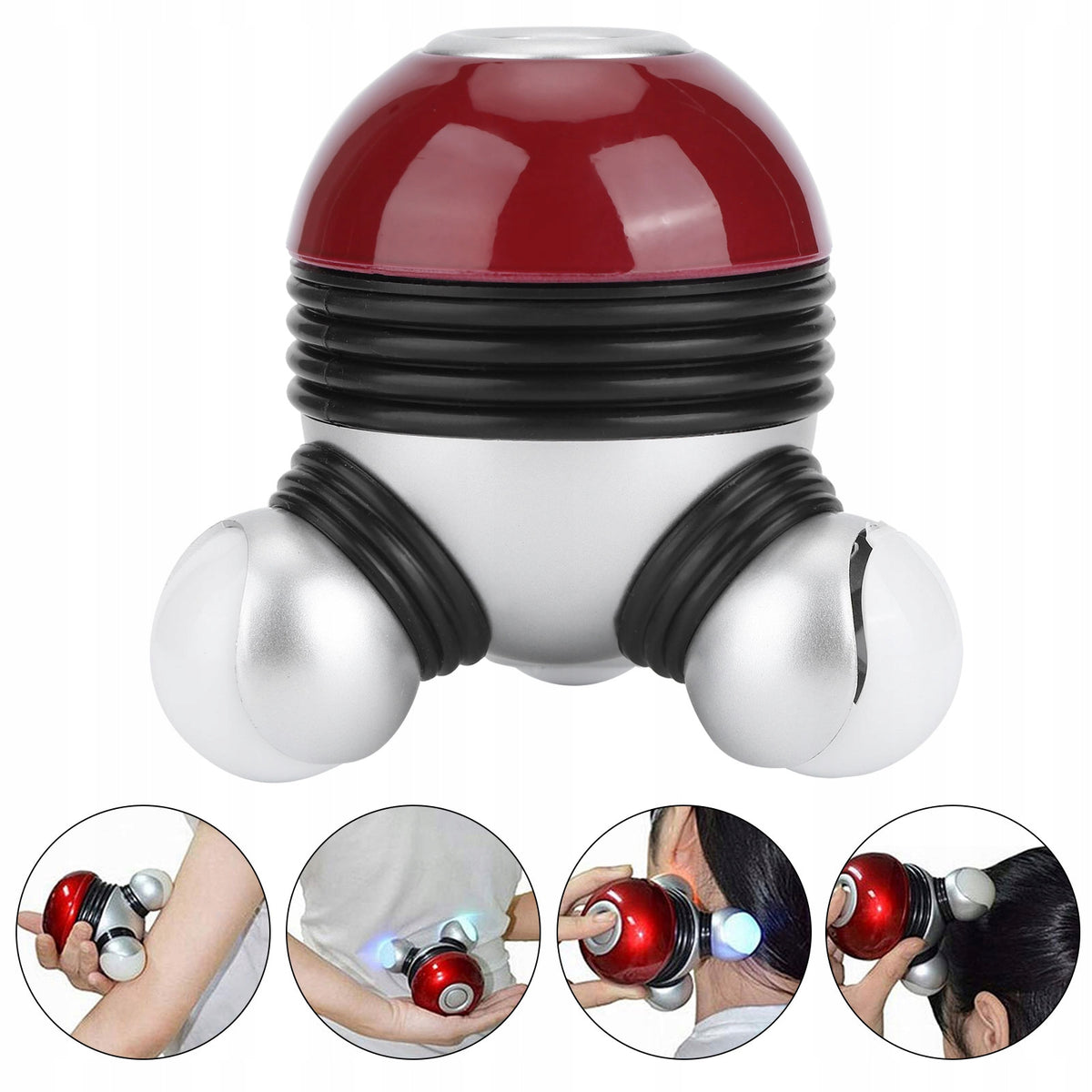 VIBRATION MASSAGER FOR BACK PAIN MUSCLES 9.5 * 10.5CM Packaging status original