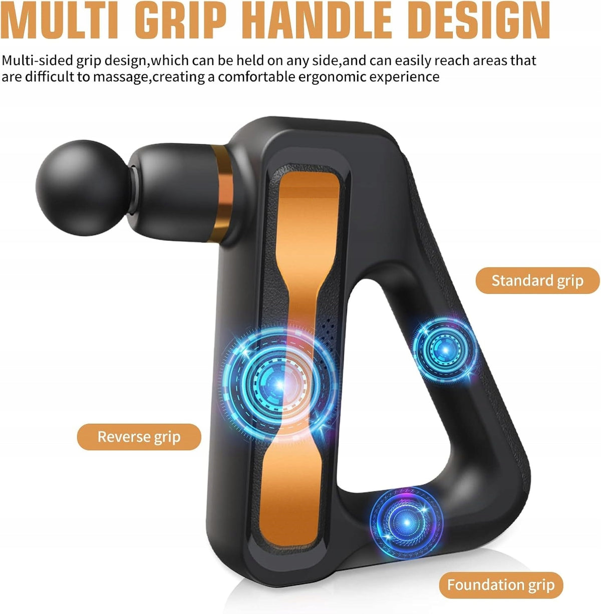 VIBRATION MASSAGER MASSAGE GUN 8 ATTACHMENTS Brand no brand
