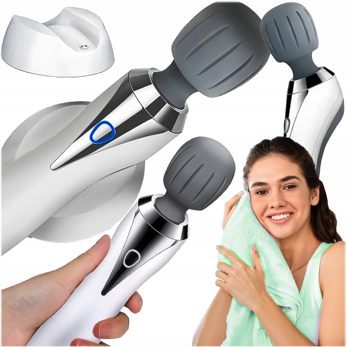 VIBRATION MASSAGER PORTABLE FOR FACE BODY MASSAGE ANTI-CELLULITE