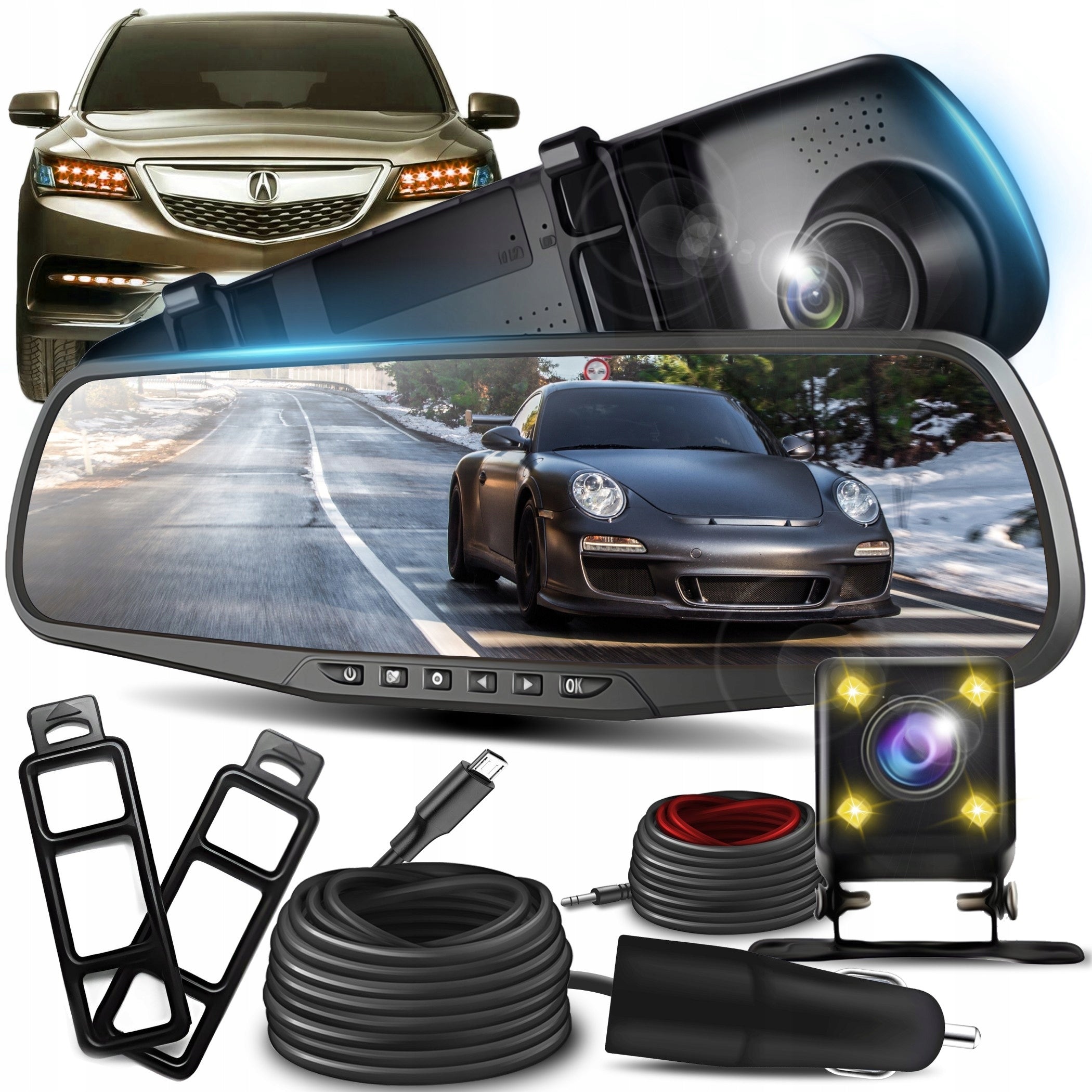VIDEO CAMERA DRIVING RECORDER IN THE REARVIEW MIRROR Model 651448520