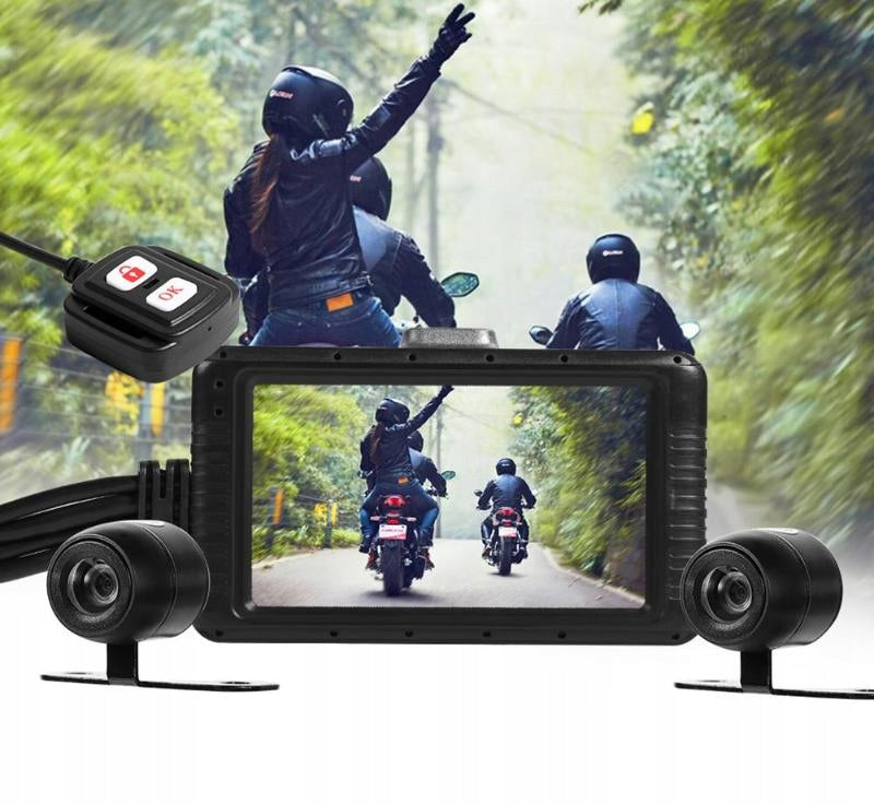 VIDEO RECORDER 3″ MOTORCYCLE VIDEO RECORDER MOTORCYCLE FULL HD CAMERA Batteries included no