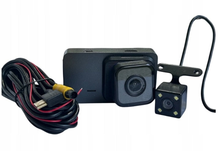 VIDEO RECORDER CAR CAMERA FRONT AND REAR 170stop EAN (GTIN) 5902890885703