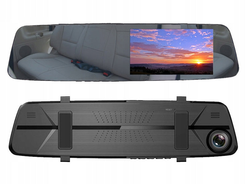 VIDEO RECORDER CAR CAMERA MIRROR FHD Batteries included no