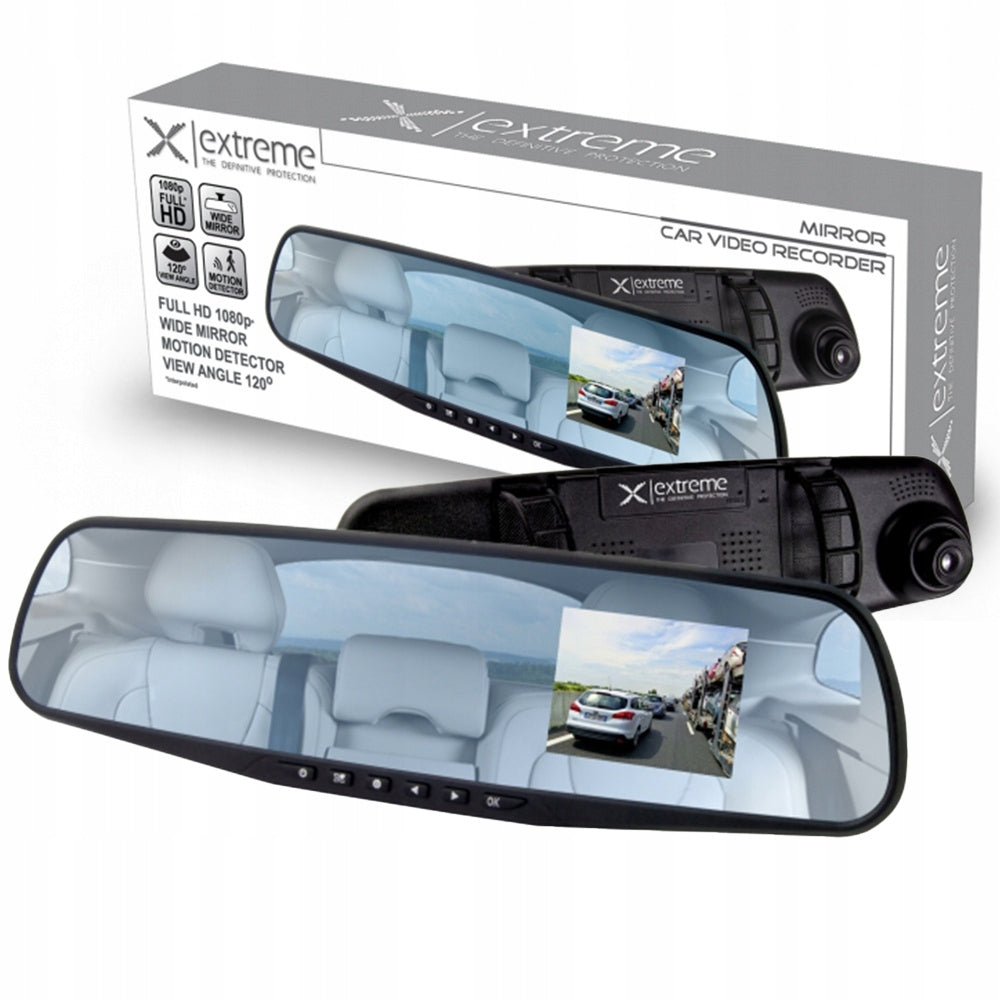 VIDEO RECORDER CAR CAMERA MIRROR NIGHT MODE MOTION DETECTOR