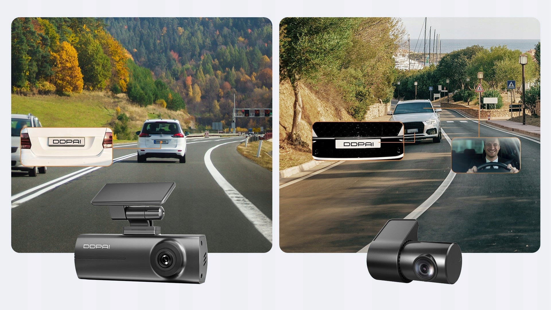 VIDEO RECORDER DDPAI N1 Dual CAR CAMERA + REAR + HARDWIRE KIT Brand Ddpai