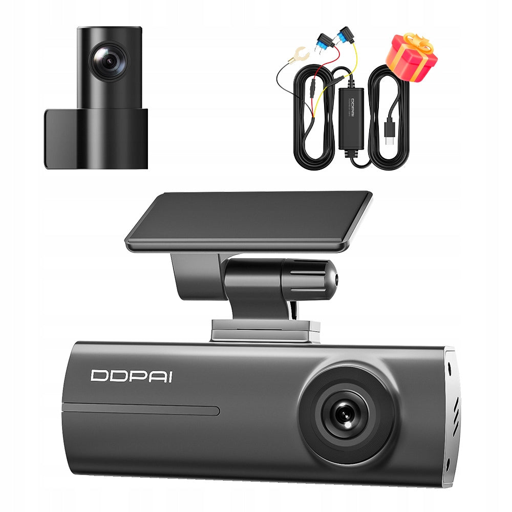 VIDEO RECORDER DDPAI N1 Dual CAR CAMERA + REAR + HARDWIRE KIT