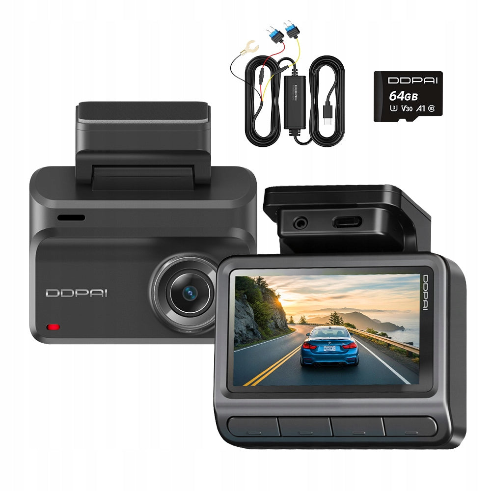 VIDEO RECORDER DDPAI Z50 Pro 4K GPS 64GB+ HARDWIRE KIT