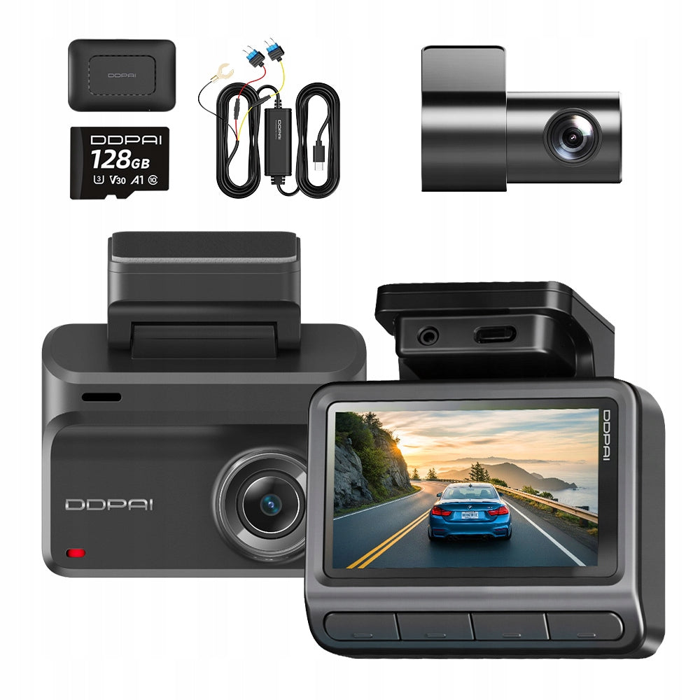VIDEO RECORDER DDPAI Z50 Pro CAMERA 4K GPS 128GB+REAR + 4G MODULE SET