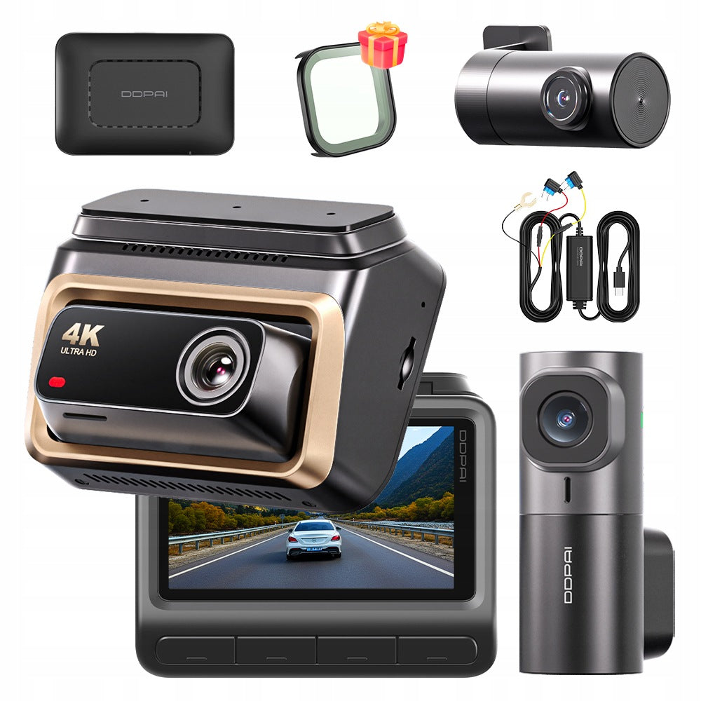 VIDEO RECORDER DDPAI Z60 Pro CAMERA 4K +MINI2X + REAR + 4G MODULE SET