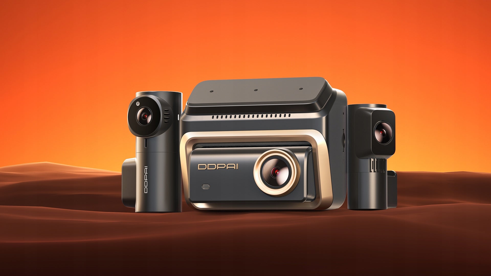 VIDEO RECORDER DDPAI Z90 MASTER CAMERA 4K +MINI3X+REAR+MODULE 4G SET Packaging status original