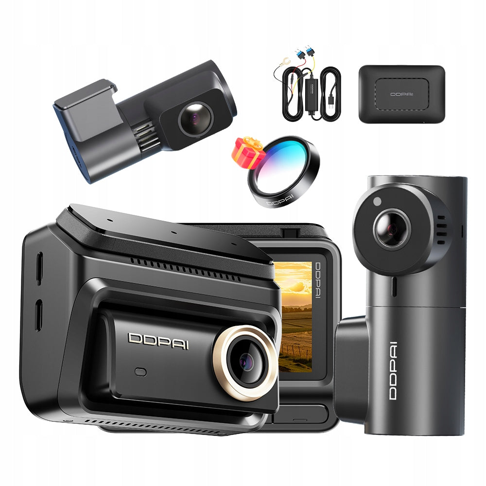 VIDEO RECORDER DDPAI Z90 Pro 4K HDR CAMERA +3K MINI3X + REAR + 4G MODULE