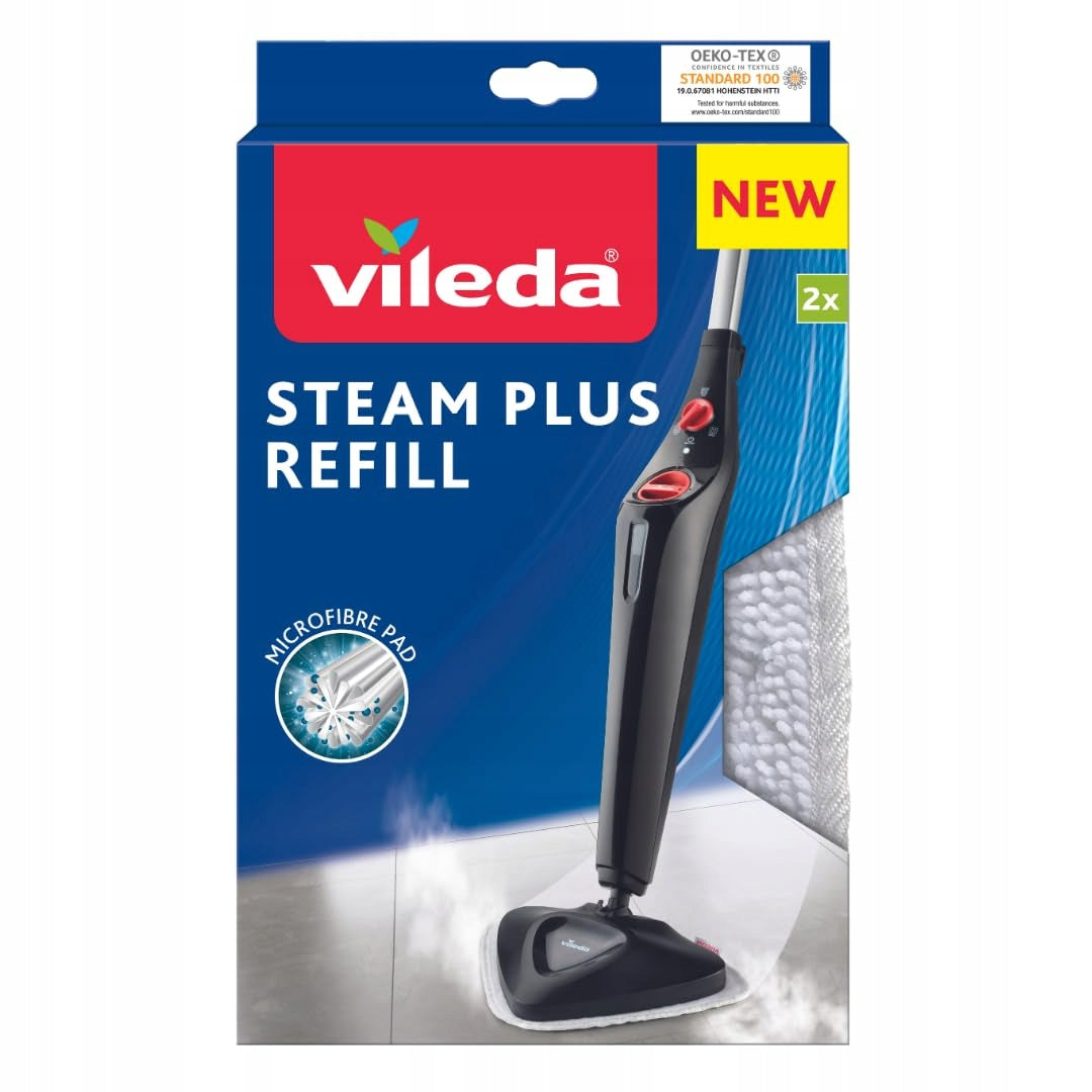 VILEDA Microfiber Steam Covers For Mop For All Floors 2 Pcs Type steam mop