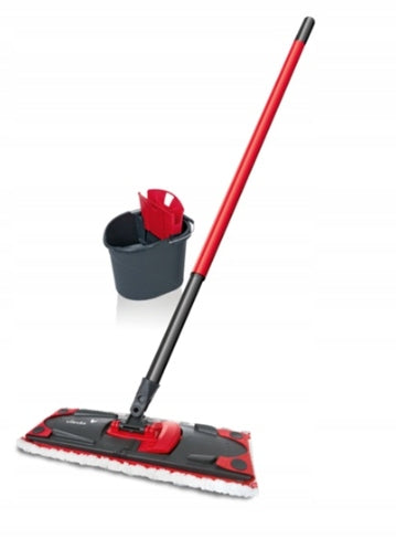VILEDA ULTRAMAX ULTRA MAX FLAT MOP SET WITH TELECOPIC STICK + BUCKET