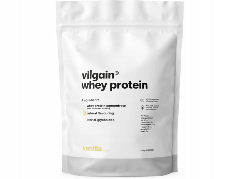VILGAIN Whey Protein Vanilla Conditioner (1000 g) Sugar Free