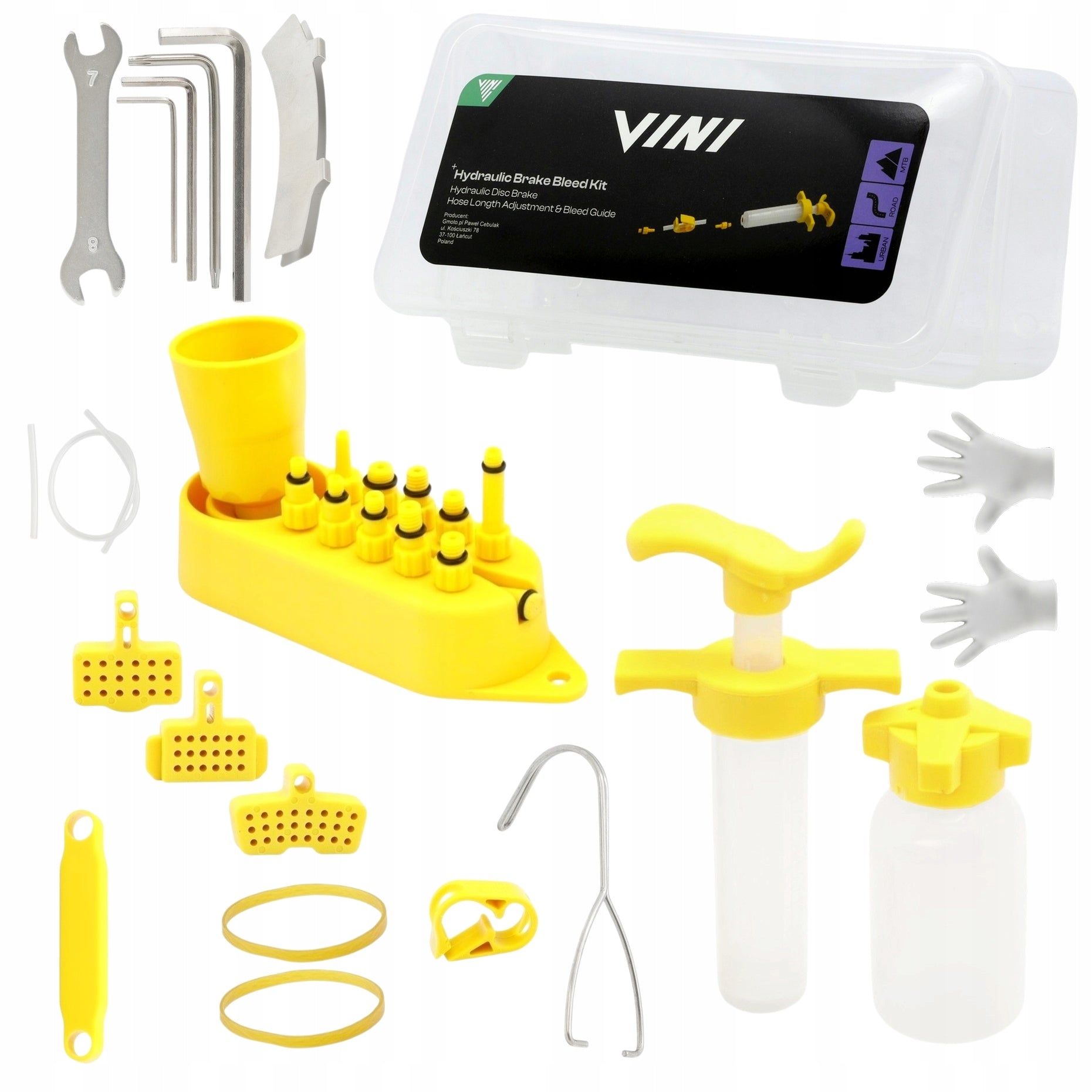 VINI Premium Shimano Bicycle Brake Venting Kit