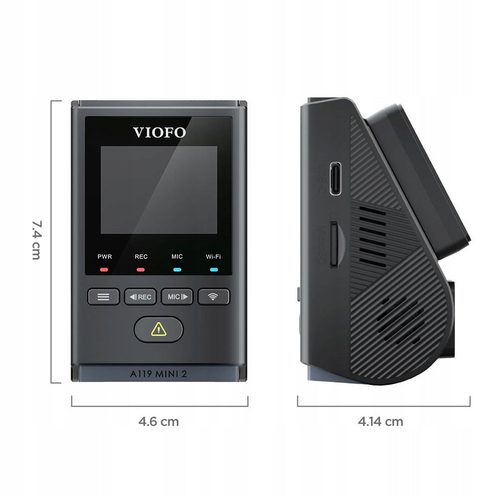 VIOFO A119 MINI 2 Car Camera 2K HDR GPS WiFi Sony STARVIS 2 Packaging status original
