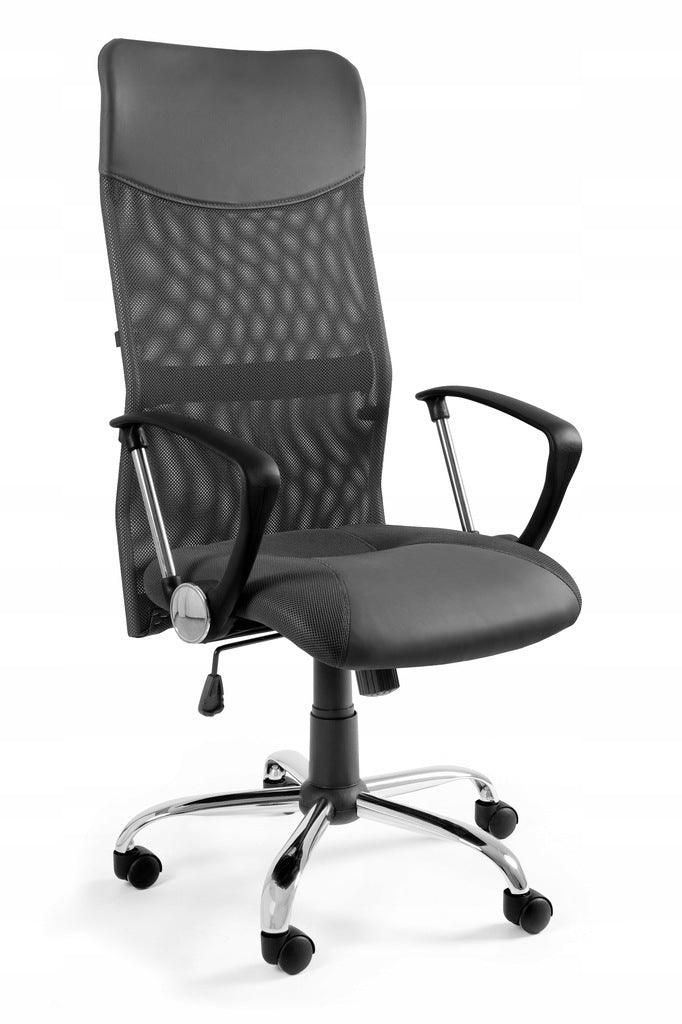 VIPER Swivel Chair Grey High Back Mesh Ergonomic for Office