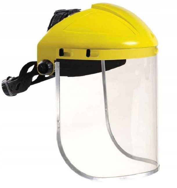 VISOR FACE PROTECTION ANTI-CHIPPING YELLOW 200*400*1MM REIS