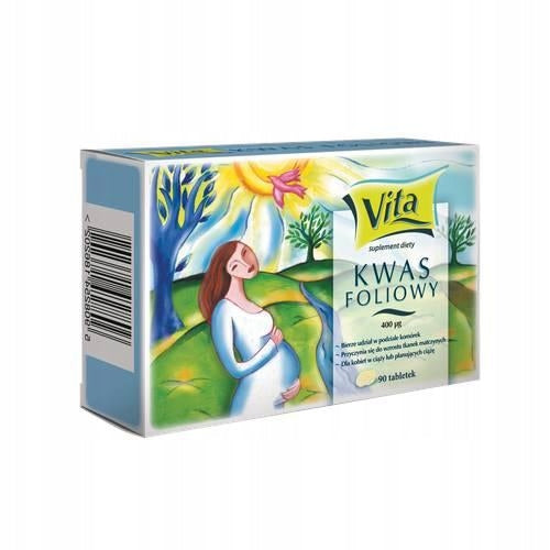 VITA Folic acid 400µg, 30tabl.