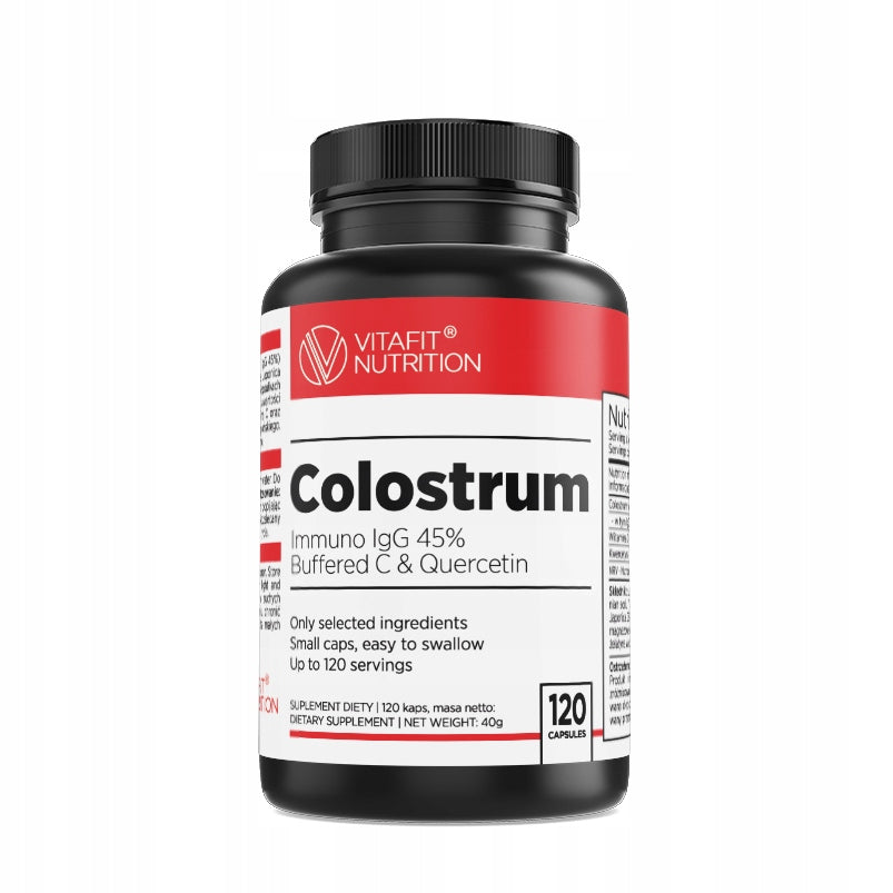 VITAFIT COLOSTRUM 120KAP 45% IgG BOVINE COLOSTRUM 400mg QUERCETIN VITAMIN C
