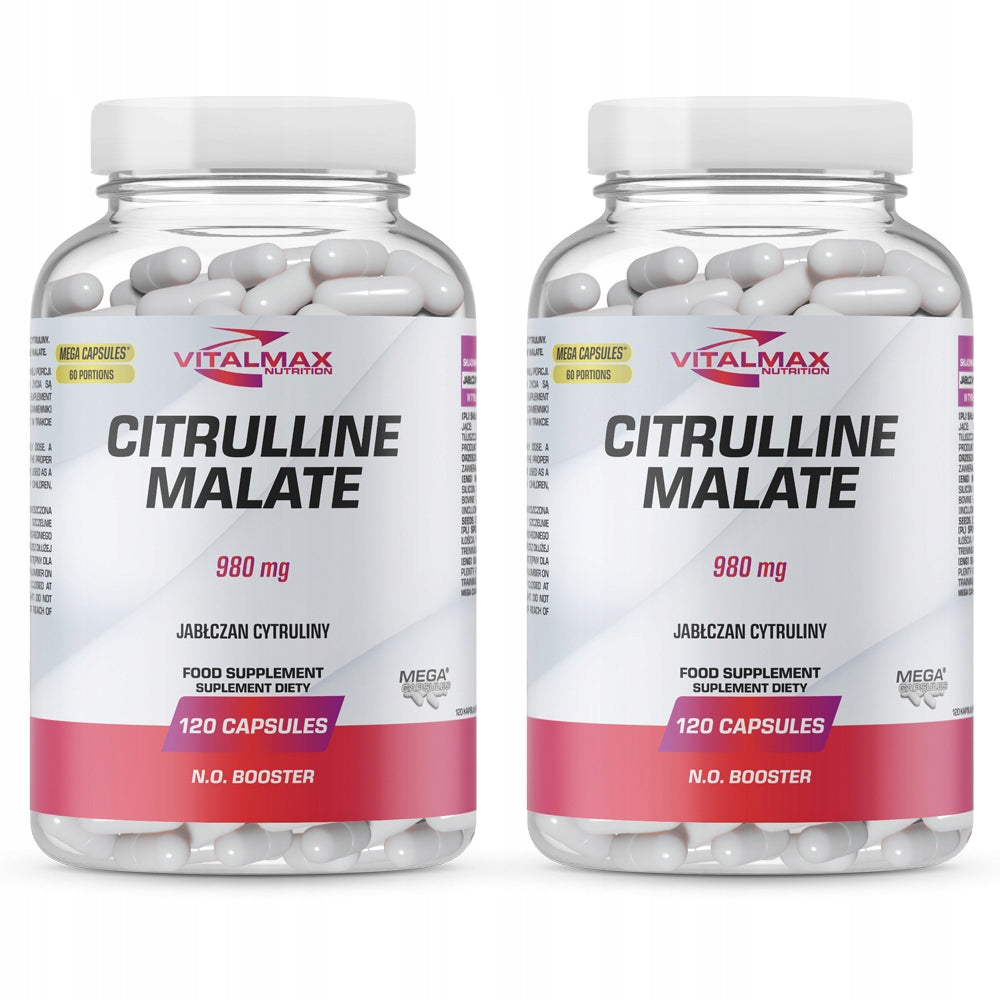 VITALMAX CITRULLINE MALATE 980MG 2x 120K CITRULLINE PUMP