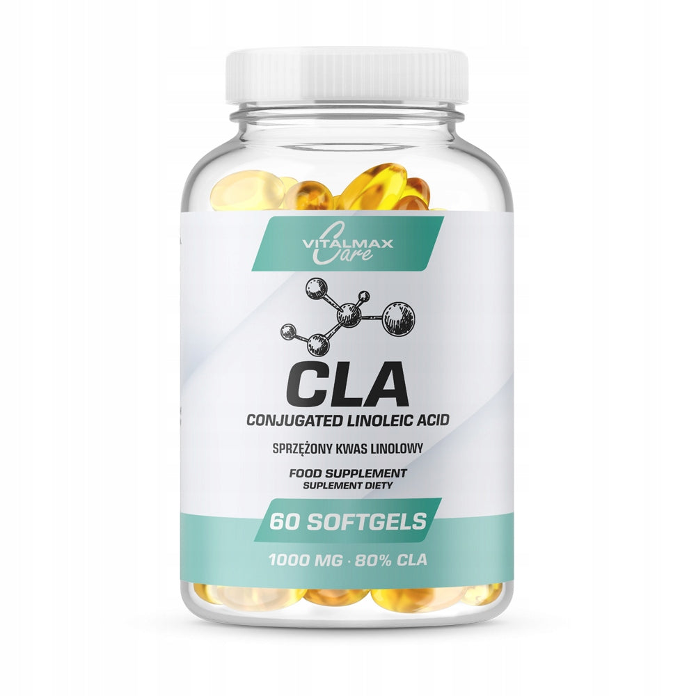 VITALMAX CLA 1000mg 60 SOFTGELS CONJUGATED LINOLEIC ACID FAT BURNER