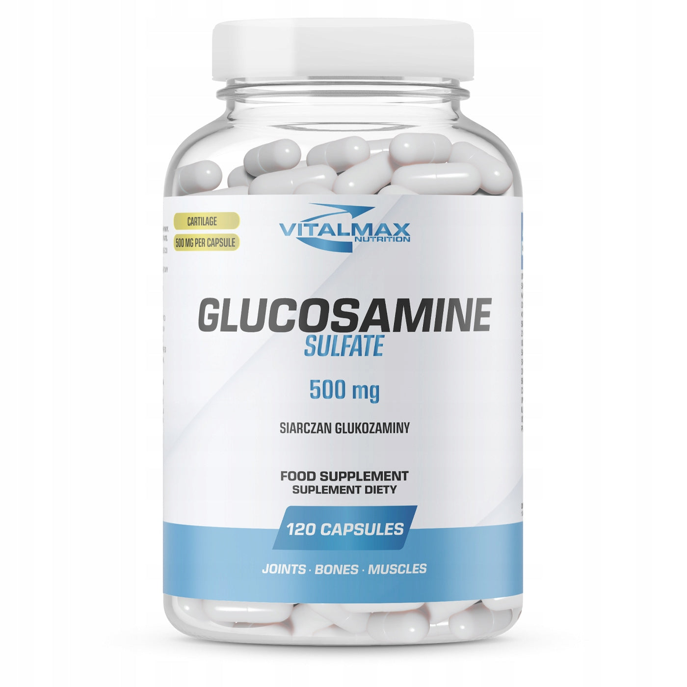 VITALMAX GLUCOSAMINE SULFATE 500mg 120K GLUCOSAMINE SULFATE JOINTS BONES