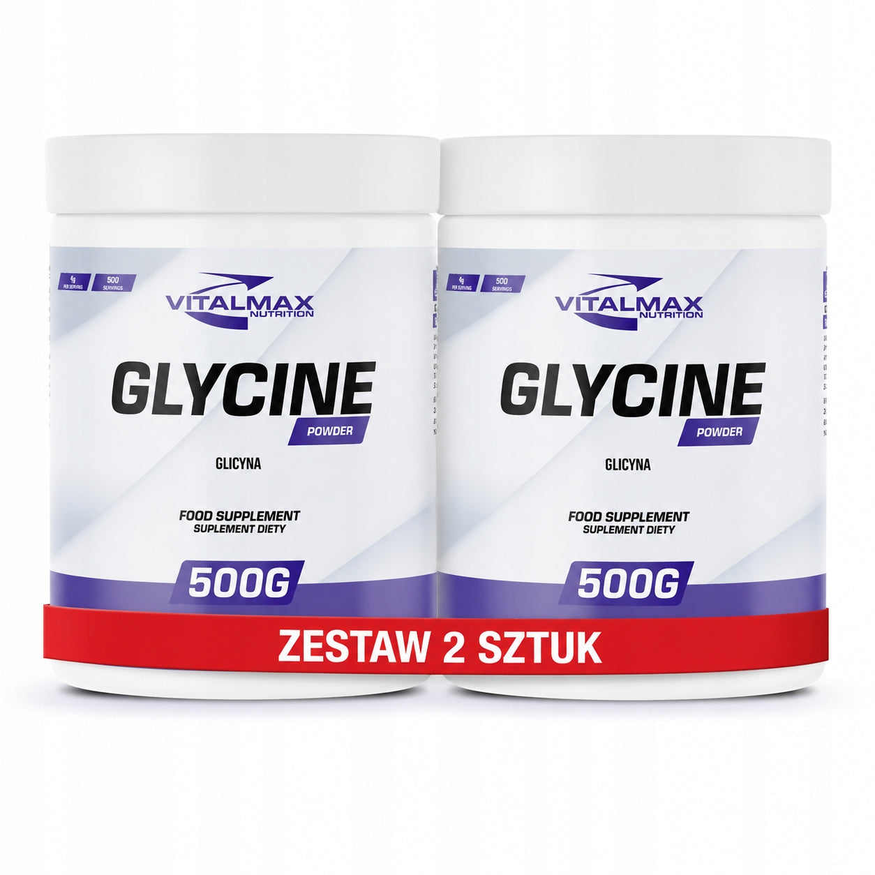 VITALMAX GLYCINE PURE 2x500G MEMORY MOOD NATURAL GLYCINE TASTELESS